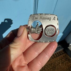 I’m Having a Good/Bad Day Silver Pin